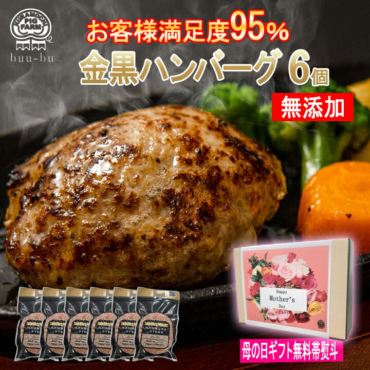 送料無料 無添加 ハンバーグ セット 6個入り 国産 人気商品 黒毛和牛ハンバーグ 下妻金豚 生ハンバーグ 冷凍弁当 ご当地 グルメ 豚肉 肉 和牛 牛 ブランド お取り寄せ 自宅用 温めるだけ ギフト 冷凍ハンバーグ 会社 セット 詰め合わ ギフトお歳暮