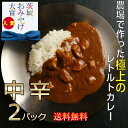 ★【 送料無料 】中辛 カレー 2パック レトルトカレー 肉 ゴロゴロ 詰め合わせ 甘口 中辛 レンジ 高級 贅沢 ギフト 贈り物 取り寄せ お取り寄せ ご当地...