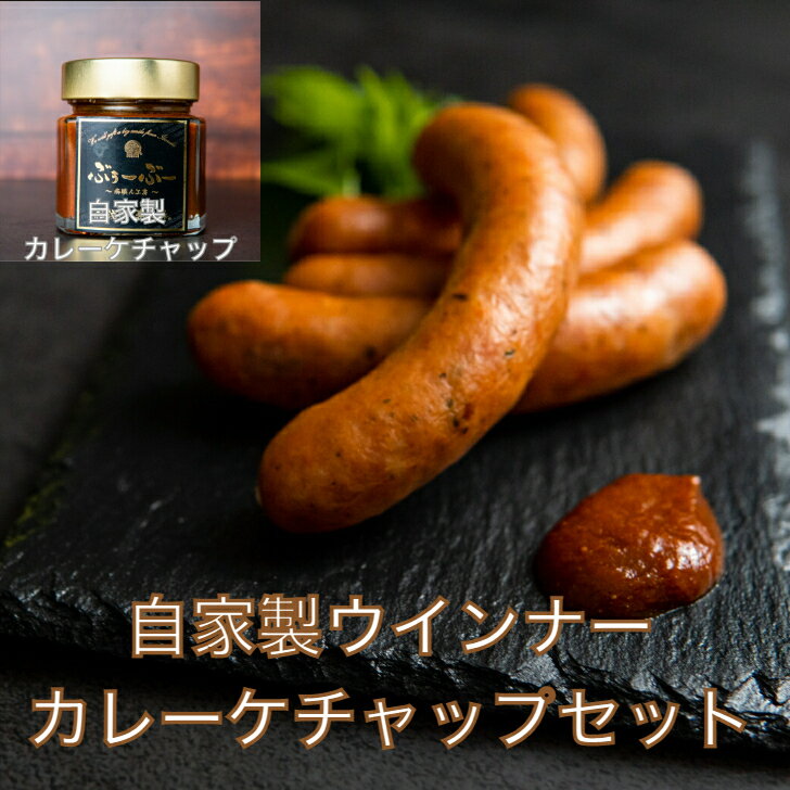 カレーケチャップ＋自家製ウインナ