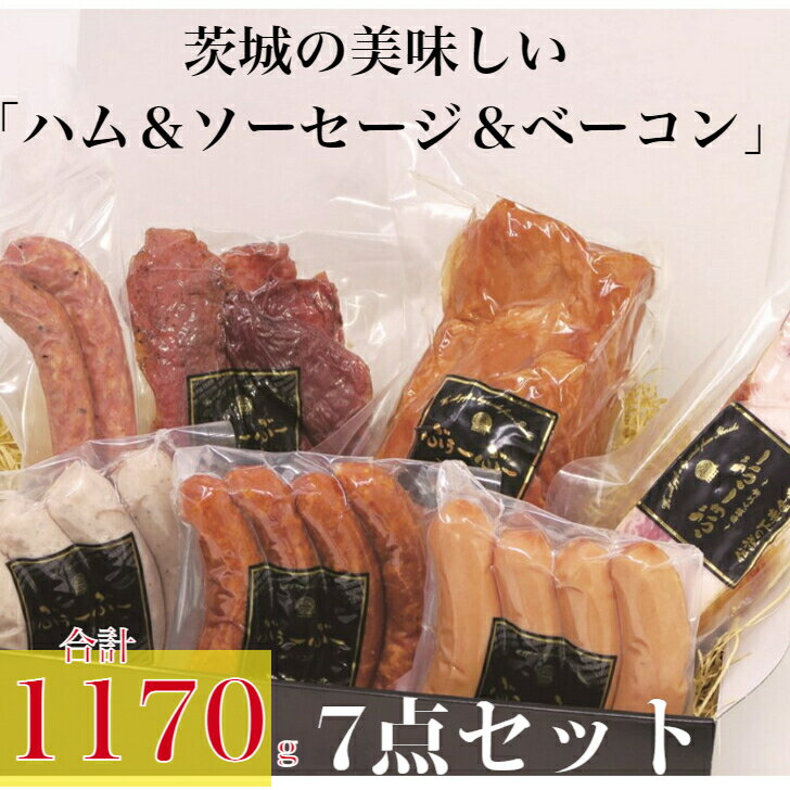 加工品ギフトセットBL-66　ハムセット ハムギフト 肉 茨城産 受賞品 ベーコン 骨付き ウインナー ソーセージ 人気 内祝 御祝い 贈り物 骨付き 景品 プレゼント】 会社 セット 詰め合わせ美味しい 豚肉 子供の日 母の日 プレゼント