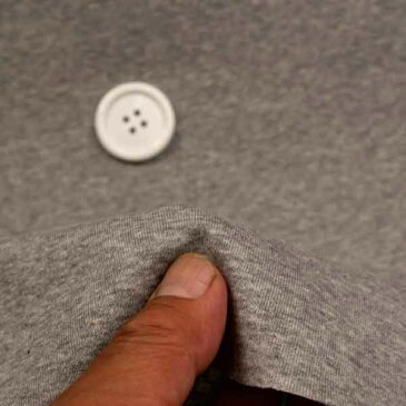1日はポイント20倍 ニット生地 フライスグレー杢 160cm 幅 50cm単位 はかり売り手芸 クラフト