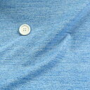ニット生地 水色杢 ハーフ リネン 天竺ニット スペック染め 155cm幅 日本製 50cm単位の価格 tシャツ カットソー レディス メンズ 子供服 手芸 クラフト 生地 布 屋 さん