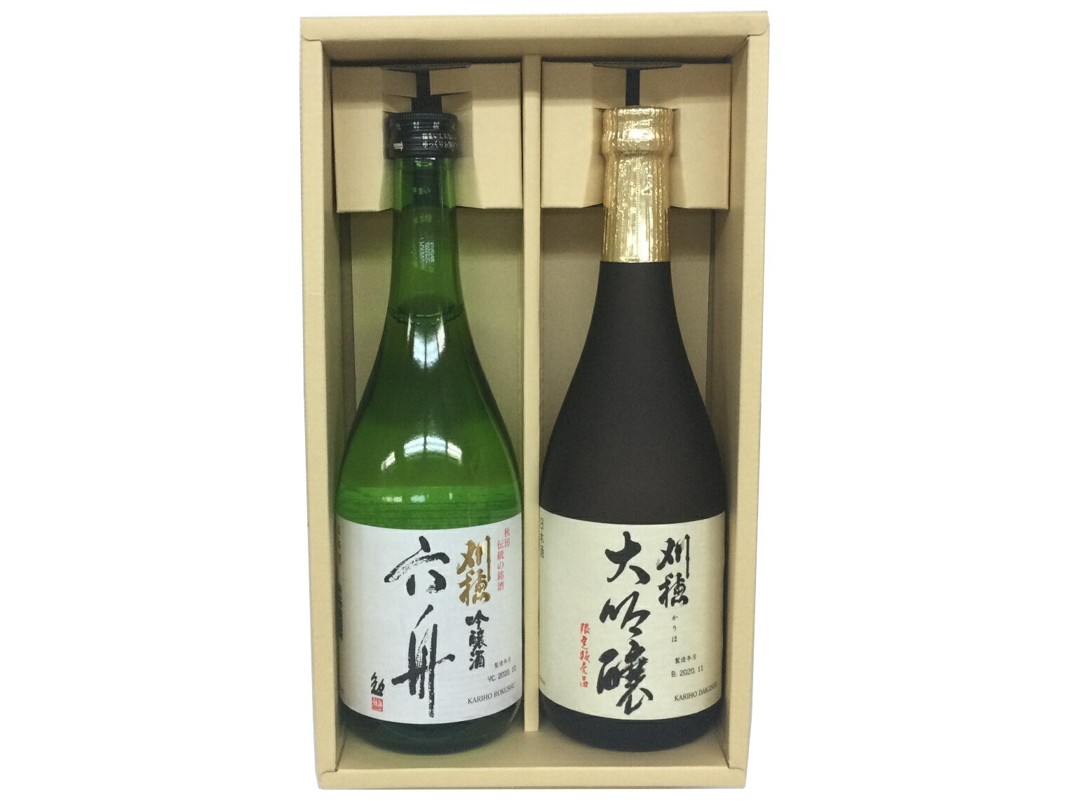 【2本セット】刈穂 大吟醸 ＆ 吟醸酒 六舟 秋田の日本酒