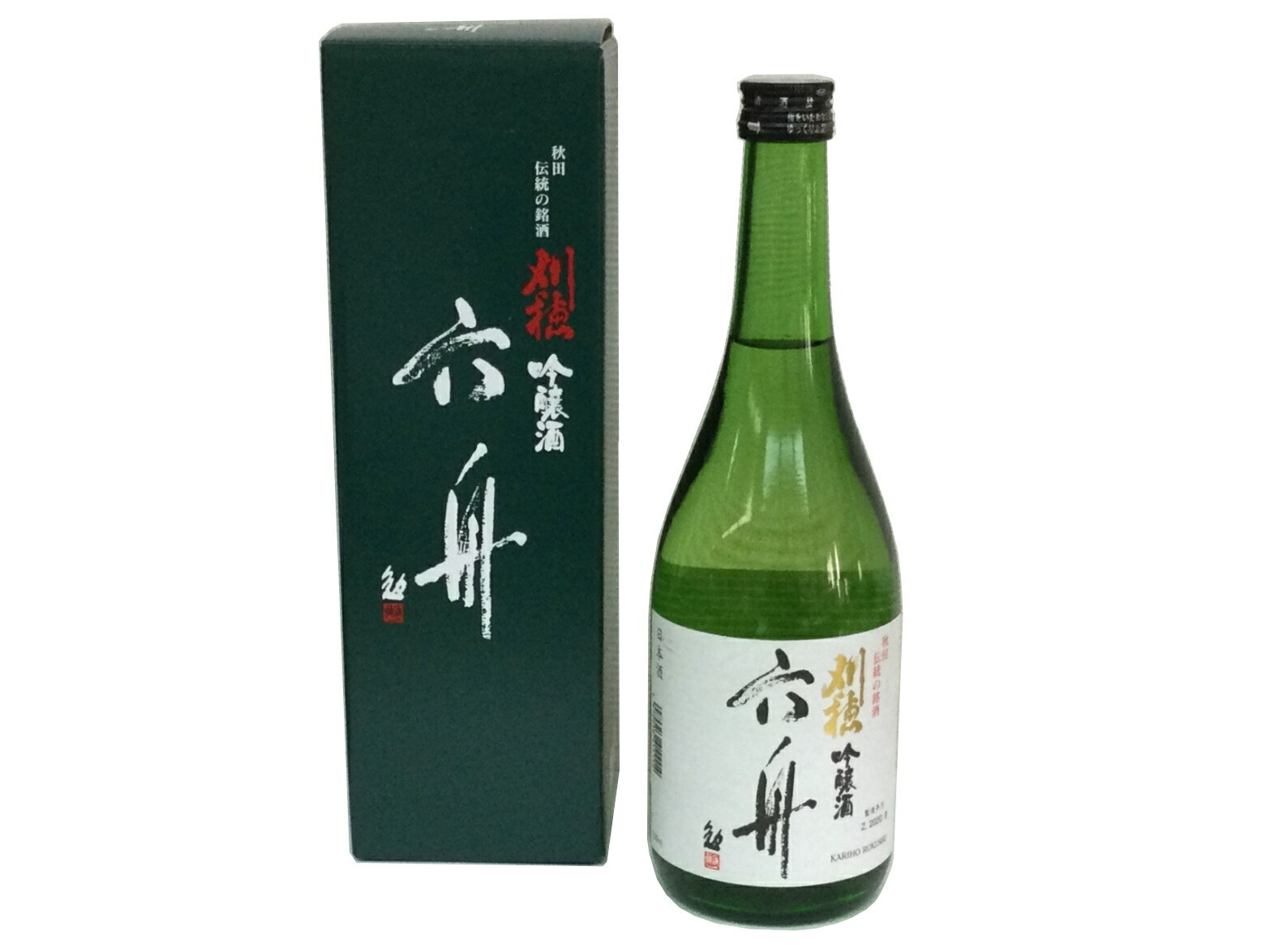 秋田清酒 刈穂 吟醸酒 六舟 720ml 秋田の日本酒