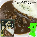 秋田 中仙 杜仲豚カレー 180g 中辛 レトルト