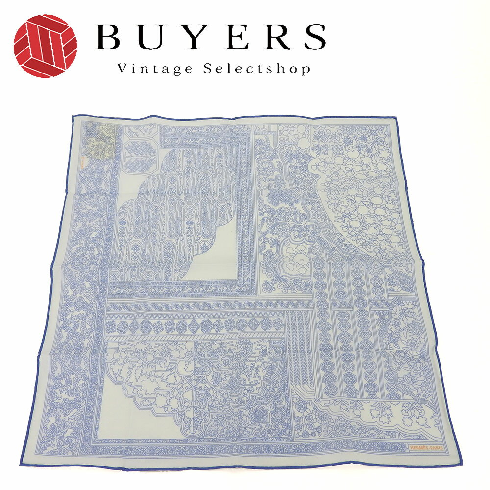 š ̤Ÿ ᥹ ϥ󥫥 åȥ100 ֥롼 ʻȤ ʪ ˥å  ǥ   HERMES handkerchiefm mouchoir imprime tapis persan coton