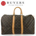 【中古】ルイヴィトン ボストンバッグ キーポル45 M41428 モノグラム ゴールド金具 メンズ 旅行 トラベル 大容量 収納 レディース 女性 男性 LOU...