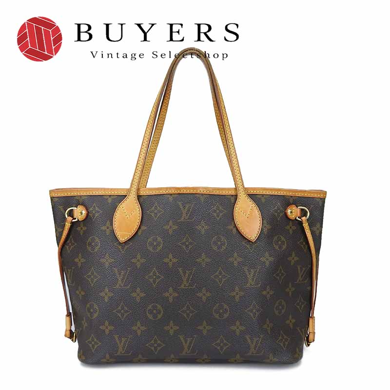 ■LOUIS VUITTON ルイヴィトン M40155 ネヴァーフルPM モノグラム LV レディース トートバッグ 肩掛け 定番 tote bag neverfull monogram【中古】