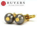 【中古】 ダンヒル カフス メタル プラスチック グレー系 ゴールド ゴールド金具 ビジネスマン アクセサリー 小物 メンズ 男性 Dunhill