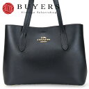 【10%OFF!!楽天スーパーSALE!!】【中古】 コーチ トートバッグ F48733 レザー ブラック ゴールド金具 肩掛け 上品 シンプル レディース 女性 COACH(4)