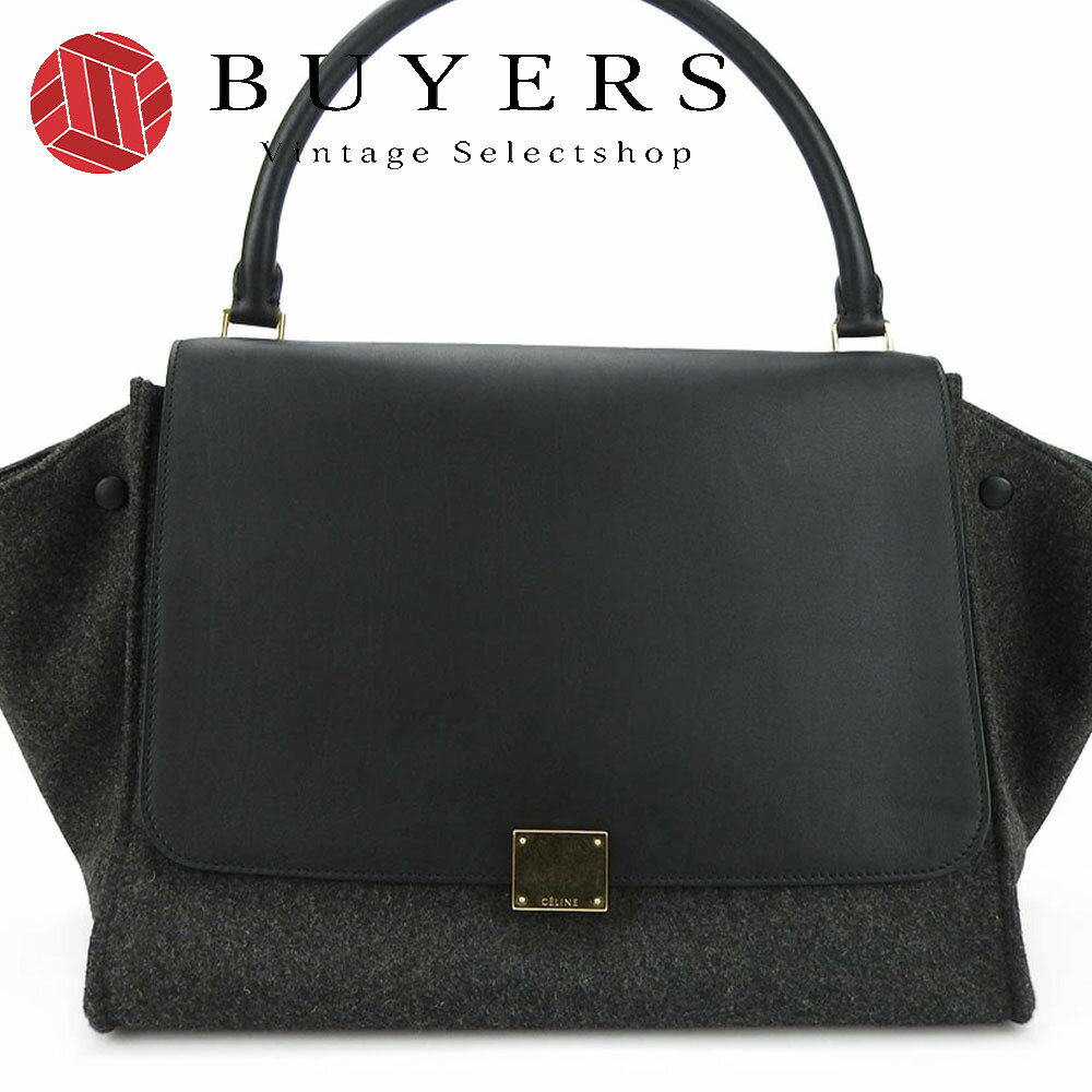 【CELINE】トップハンドルバッグ 黒/ベージュ カーフレザー 楽天市場】セリーヌ バッグ(ハンドバッグ|レディースバッグ