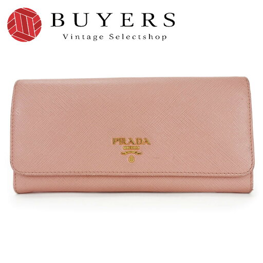 【中古】プラダ 長財布 二つ折り 1MH132 サフィアーノ レザー 革 ライトピンク シンプル レディース 女性 小物 PRADA wallet pink saffiano 【中古】プラダ 長財布 二つ折り 1MH132 サフィアーノ レザー 革 ライトピンク シンプル レディース 女性 小物 PRADA wallet pink saffiano