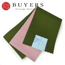 【最大30%OFFセール!】【中古】 浴衣帯 未使用保管品 ポリエステル 抹茶 ピンク 半巾帯 リバーシブル 和装 呉服 和服 きもの レディース 女性