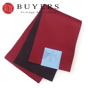 【最大30%OFFセール!】【中古】 浴衣帯 未使用保管品 ポリエステル えんじ 黒 半巾帯 リバーシブル 和装 呉服 和服 きもの レディース 女性