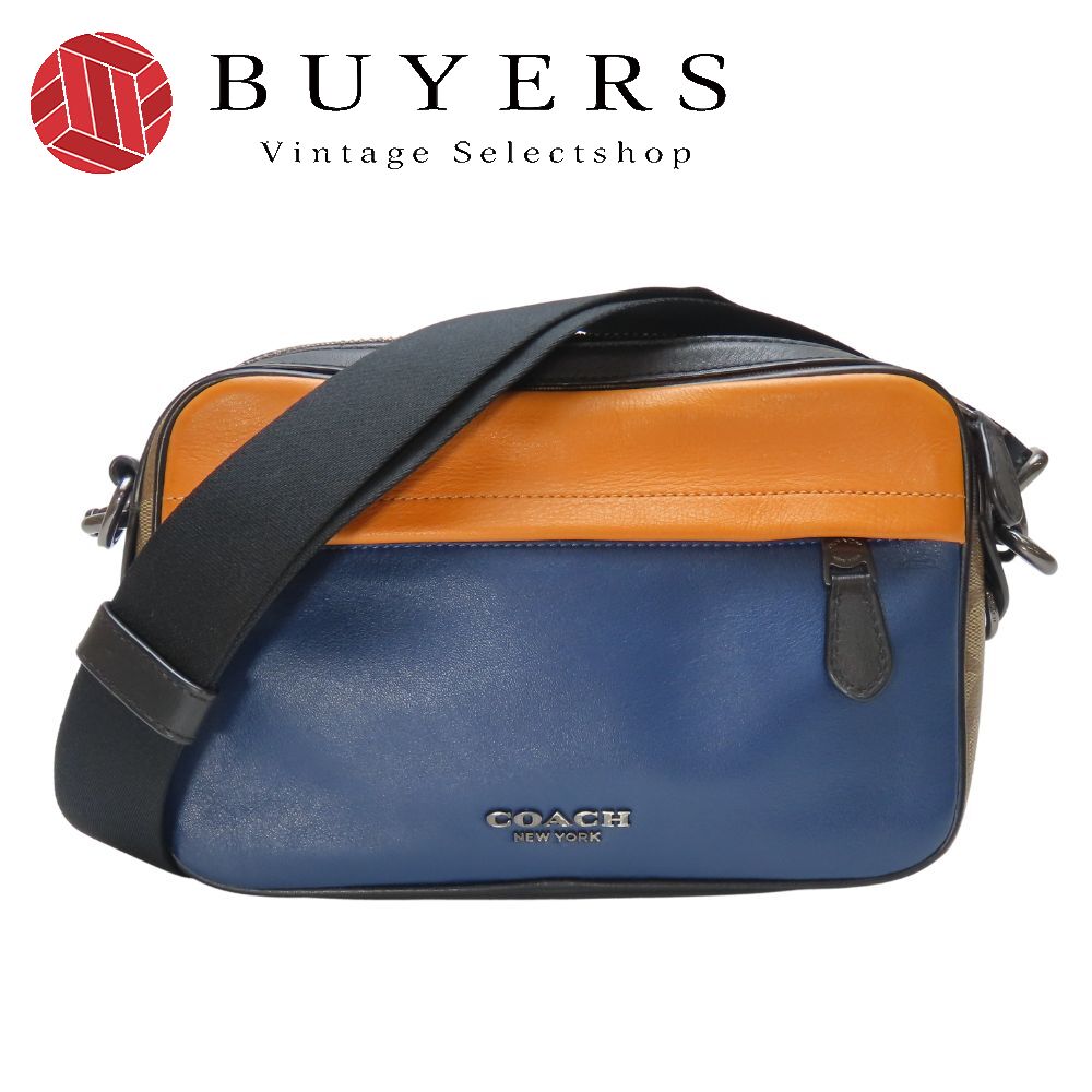 春セール‼️未使用Coach メッセンジャーバッグ ブラウン/ネイビー男女兼用 楽天市場】コーチ バッグ 中古(ショルダーバッグ