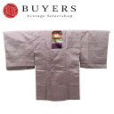 【中古】 道行・道中 道行コート 正絹 くすみ藤 パープル系 モダン おしゃれ 和装 呉服 和服 きもの レディース 女性