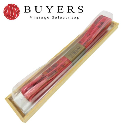 【中古】未使用展示品 帯締め 正絹(金銀糸除く) ピンク 大島紬 和装 呉服 和服 きもの レディース 女性 【中古】未使用展示品 帯締め 正絹(金銀糸除く) ピンク 大島紬 和装 呉服 和服 きもの レディース 女性