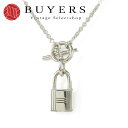 【中古】エルメス カナデ モチーフ ネックレス 925 シルバー ペンダント アクセサリー 小物 レディース 女性 HERMES Accessories necklace silver