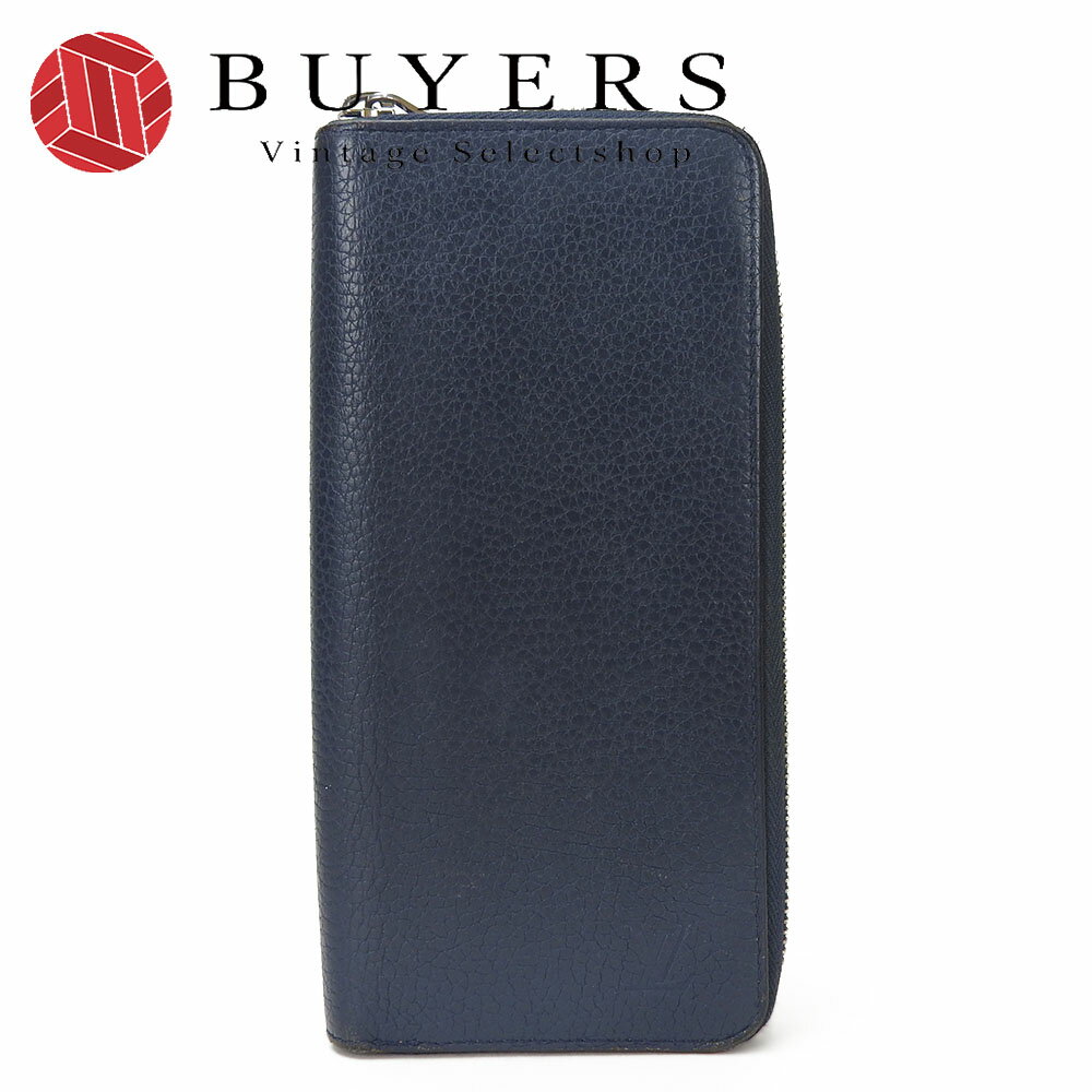 šLOUIS VUITTON 륤ȥ M58823 åԡå ƥ 饦ɥեʡ Ĺ ͥӡ С   LV ӥȥ 쥶  ʪ Zip Around Wallet Zippy navy Sirver