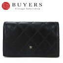 yÁzVl RCP[X J[hP[X ubN  CHANEL 2ԑ RR}[N rR[Xeb` U[ v fB[X   Coin card case leather black coco