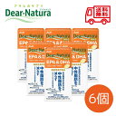 ※こちらは6個セット販売の商品ページです。 ディアナチュラゴールド EPA&DHA（30日） 【届出表示】 本品にはエイコサペンタエン酸（EPA）、ドコサヘキサエン酸（DHA）が含まれます。中性脂肪を減らす作用のあるEPA、DHAは、中性脂肪が高めの方の健康に役立つことが報告されています。 機能性関与成分：エイコサペンタエン酸（EPA）、ドコサヘキサエン酸（DHA) 食生活は、主食、主菜、副菜を基本に、食事のバランスを。 【一日摂取目安量】6粒が目安 【摂取方法】水またはお湯とともにお召し上がりください。 注意事項 本品は、疾病の診断、治療、予防を目的としたものではありません。 本品は、疾病に罹患している者、未成年者、妊産婦（妊娠を計画している者を含む。）及び授乳婦を対象に開発された食品ではありません。 疾病に罹患している場合は医師に、医薬品を服用している場合は医師、薬剤師に相談してください。 体調に異変を感じた際は、速やかに摂取を中止し、医師に相談してください。 摂取上の注意 一日摂取目安量を守ってください。 体調や体質により、まれに発疹などのアレルギー症状が出る場合があります。 小児の手の届かないところにおいてください。 保存方法の注意 保管環境によってはカプセルが付着する場合がありますが、品質に問題ありません。