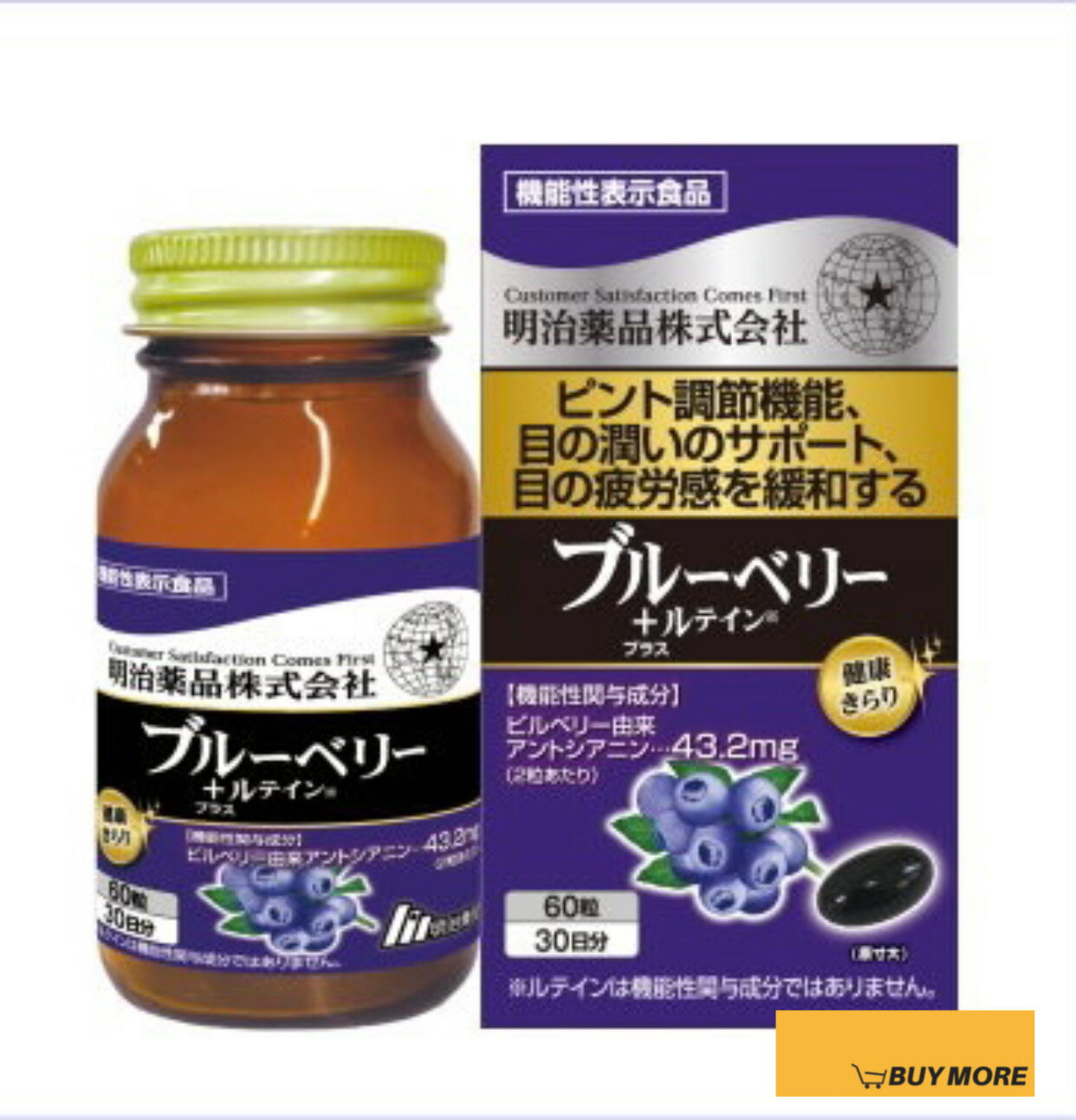 機能性表示食品 健康キラリブルーベリー＋ルテイン　60粒