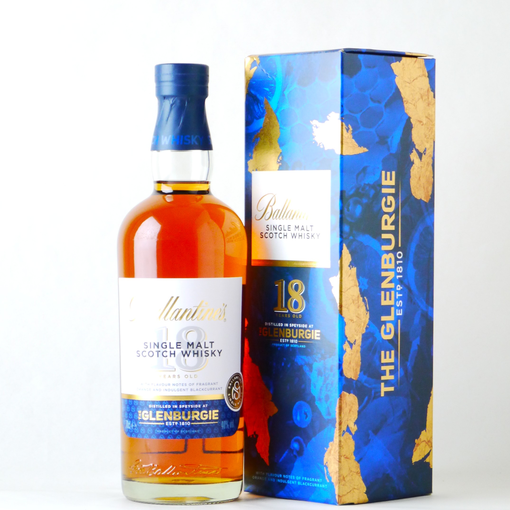 新品未開封 バランタイン グレンバーギー18年 正規品 箱入】バランタイン シングルモルト グレンバーギー 18 年