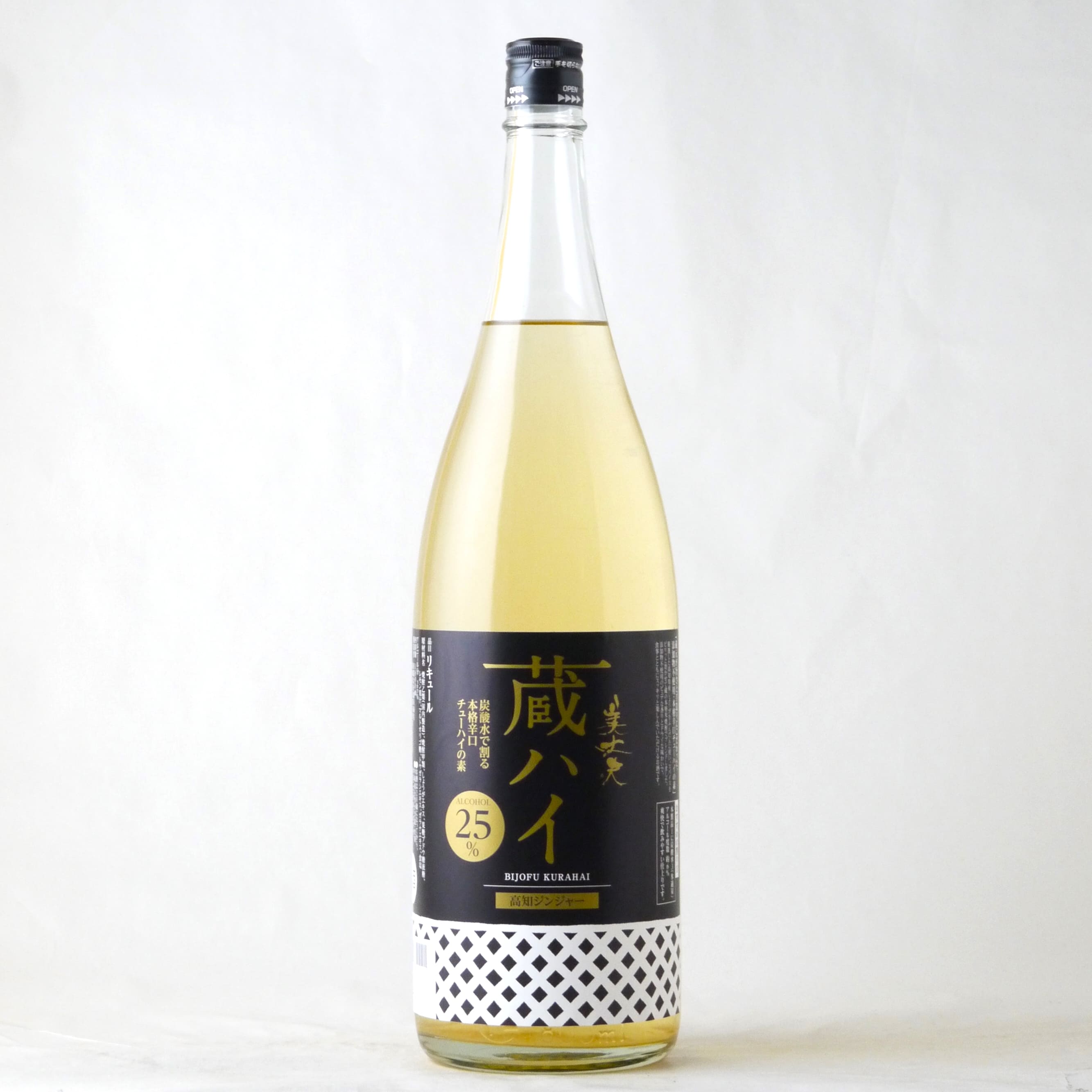 美丈夫 蔵ハイ 高知ジンジャー 1800ml