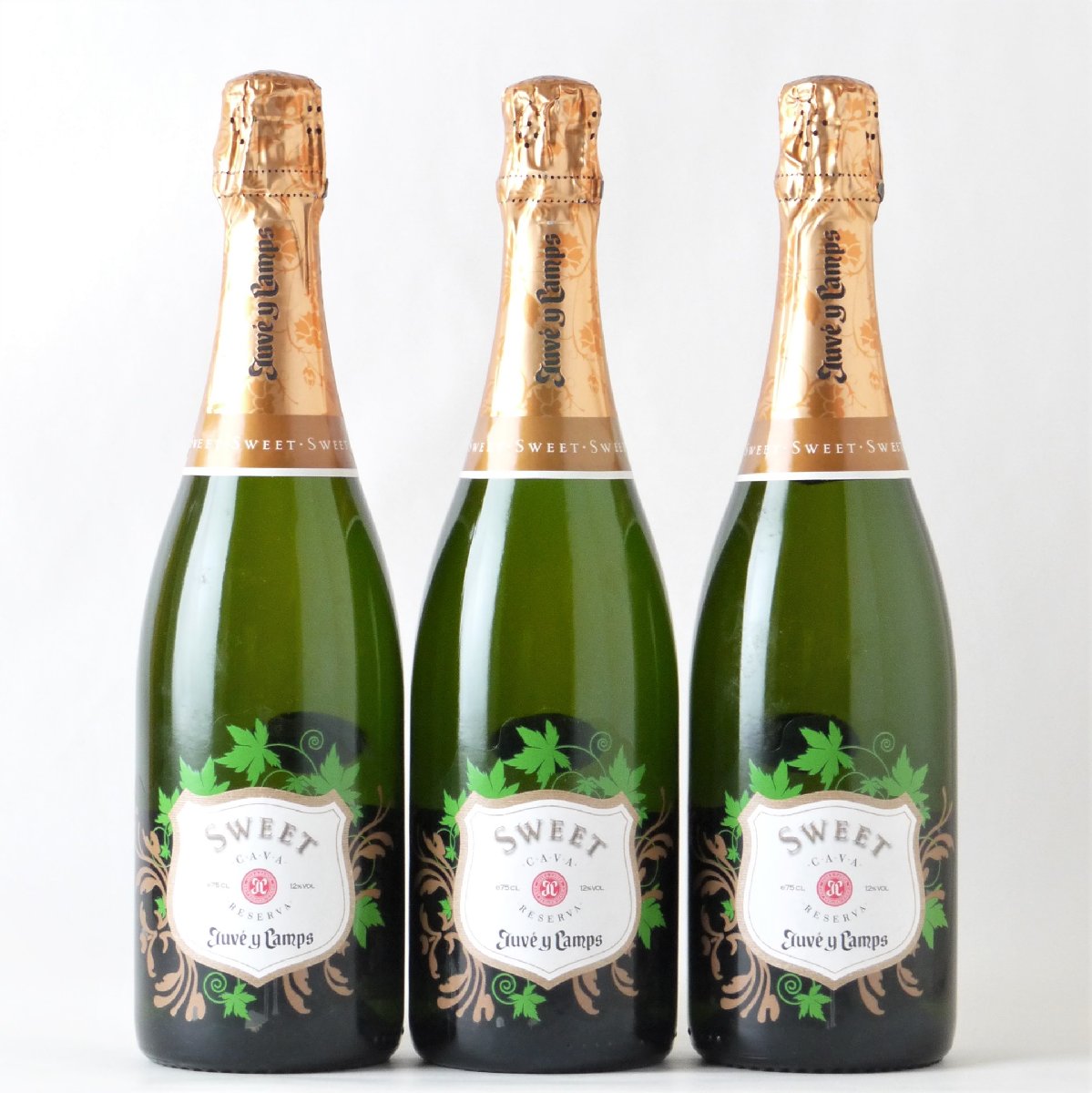 ジュヴェ・カンプス スイート 【 甘口 カヴァ 3本セット 】