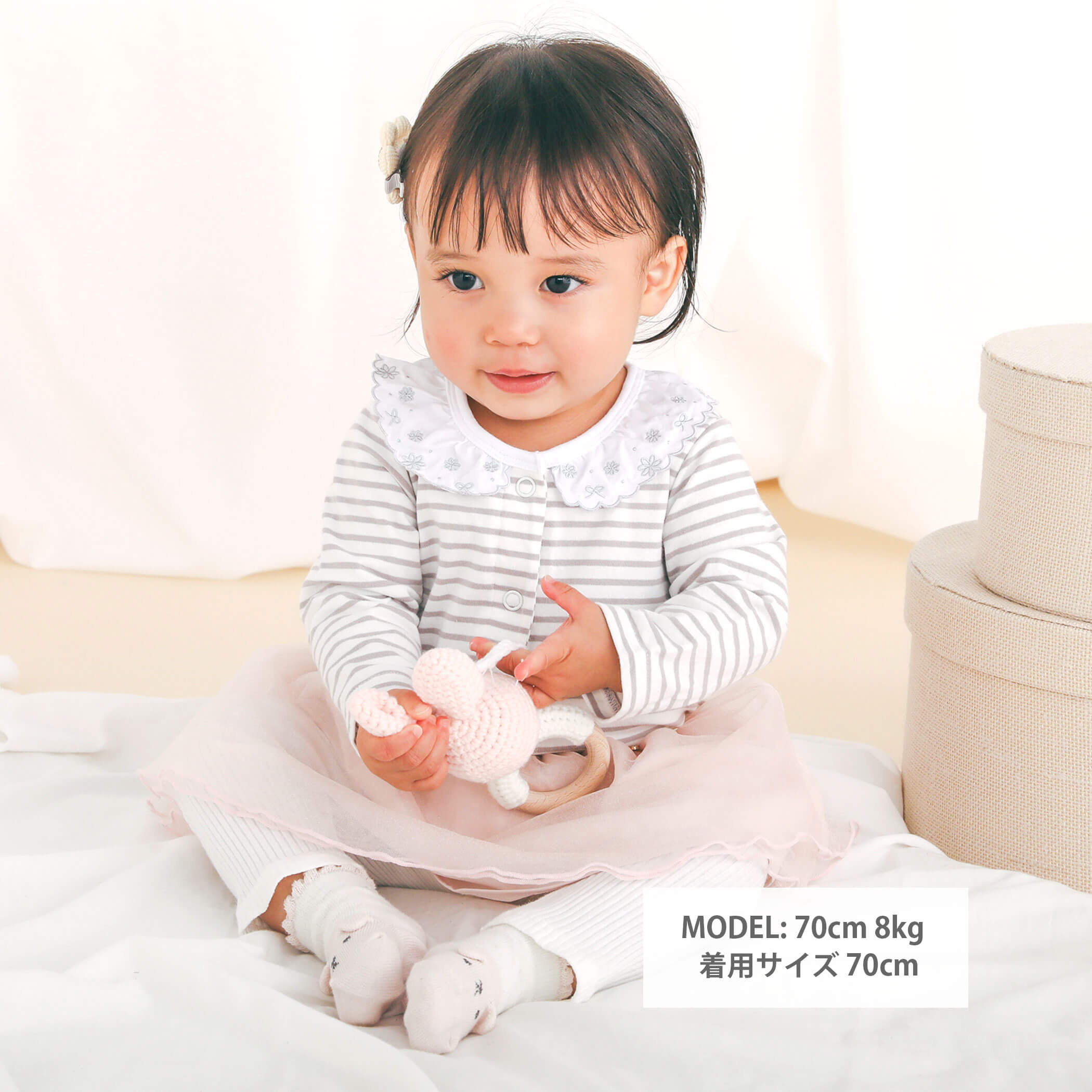 【20%OFF】SLAPSLIP BABY スカラップ 縁刺しゅう 襟付き ボディミニ ベビー(70~80cm) スラップスリップベビー ベビー服 ベビー ギフト 出産祝い プレゼント オシャレ かわいい おすすめ 新生児 出産準備 安心 女の子 ガーリー スカラップ 秋 冬 3