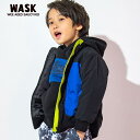 WASK（ワスク）「配色中綿グログランジャケット(100~160cm)」子供服 子ども服 男の子 女の子