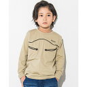 【半額】WASK ポケット パイピング 天竺 Tシャツ (100~160cm) セール SALE