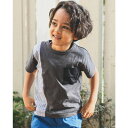 【60％OFF/セール】BeBe 胸ポケット付きストライプドッキングTシャツ(80~150cm)