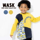 【半額】WASK コミック 柄クレイジー切り替え天竺Tシャツ(100~160cm) 子供服 子ども服 男の子 キッズ ギフト ブランド プレゼント セール SA...