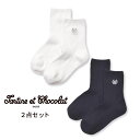 【1,000円クーポン配布中】Tartine et Chocolat刺しゅうリブソックスセット(17~21cm)子供服 子ども服 女の子 キッズ ギフト ブラン...