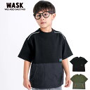 【半額】WASK(ワスク) ヴィンテージライク アウトドア 天竺Tシャツ (100~160cm) 子供服 子ども服 男の子 100 110 120 130 14...