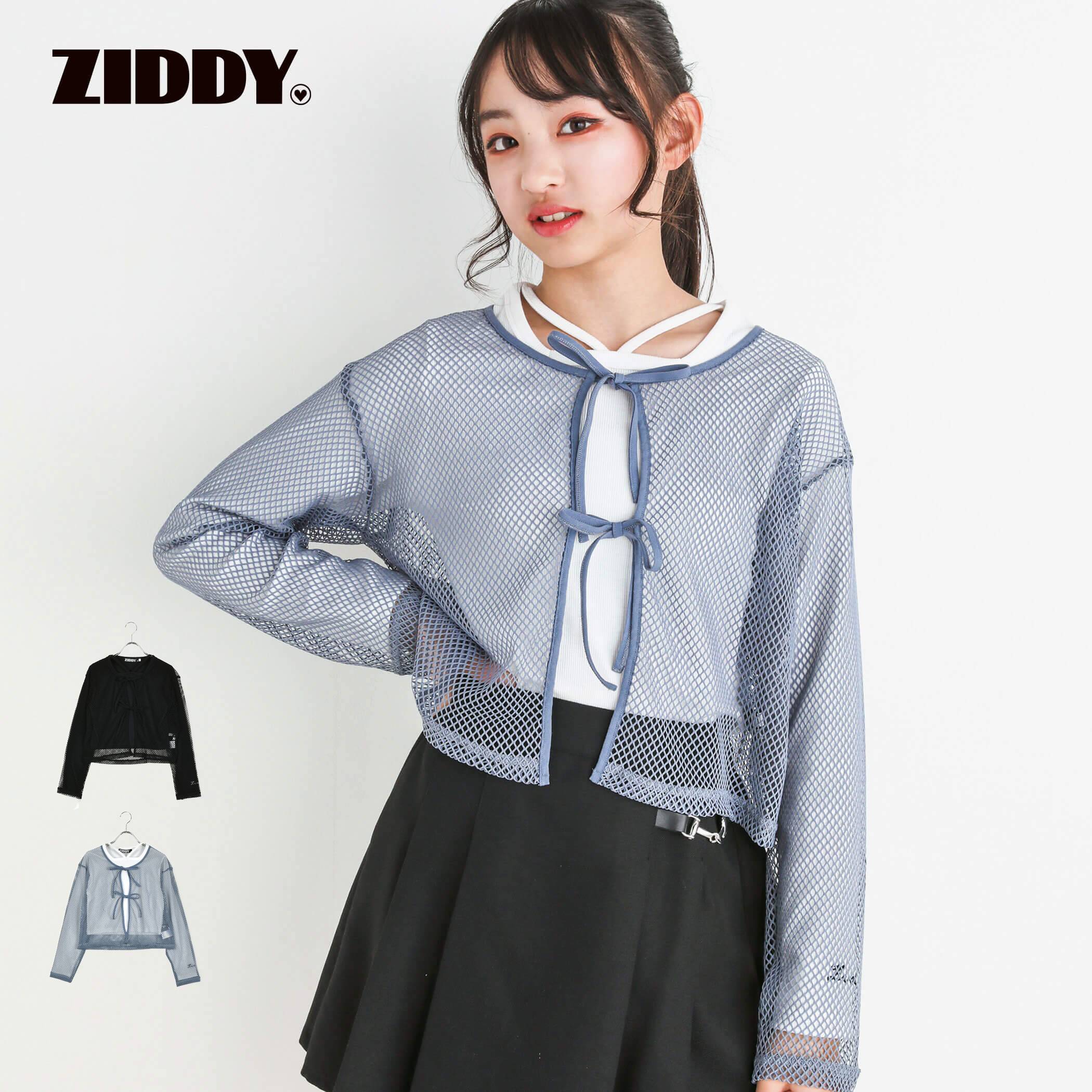 【20％OFFタイムセール】ZIDDY（ジディー）「【 ニコ☆プチ 掲載 】メッシュリボンカーディガ ...