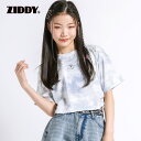 【半額】ZIDDY(ジディー)メタルプリント ドロスト タイダイ Tシャツ (130~160cm) 子供服 女の子 130 140 150 160 トップス T...