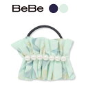【30%OFF】BeBe 【日本製】フレンチ・アイリス パールライン リバティプリント ヘアゴム 女の子 キッズ ギフト ブランド プレゼント ヘアアクセサリー...