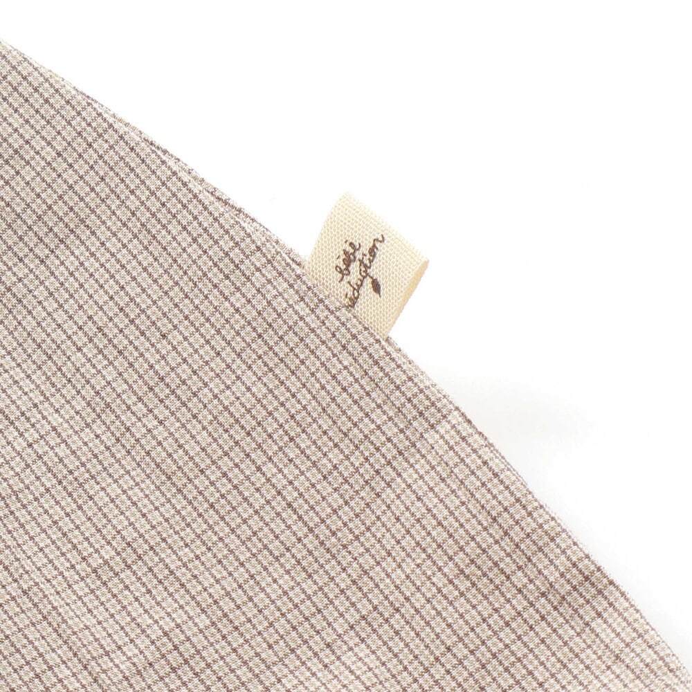 fillot de bebe reduction オーガニックコットンチェッククマパンツ(60~90cm) ベビー服 男の子 ギフト プレゼント 出産祝い 新生児 3ヶ月 6か月 1歳 60 70 80 90 人気 贈り物 誕生日 出産準備 春物 春服 内祝い バースデーフォト 誕生日祝い 3