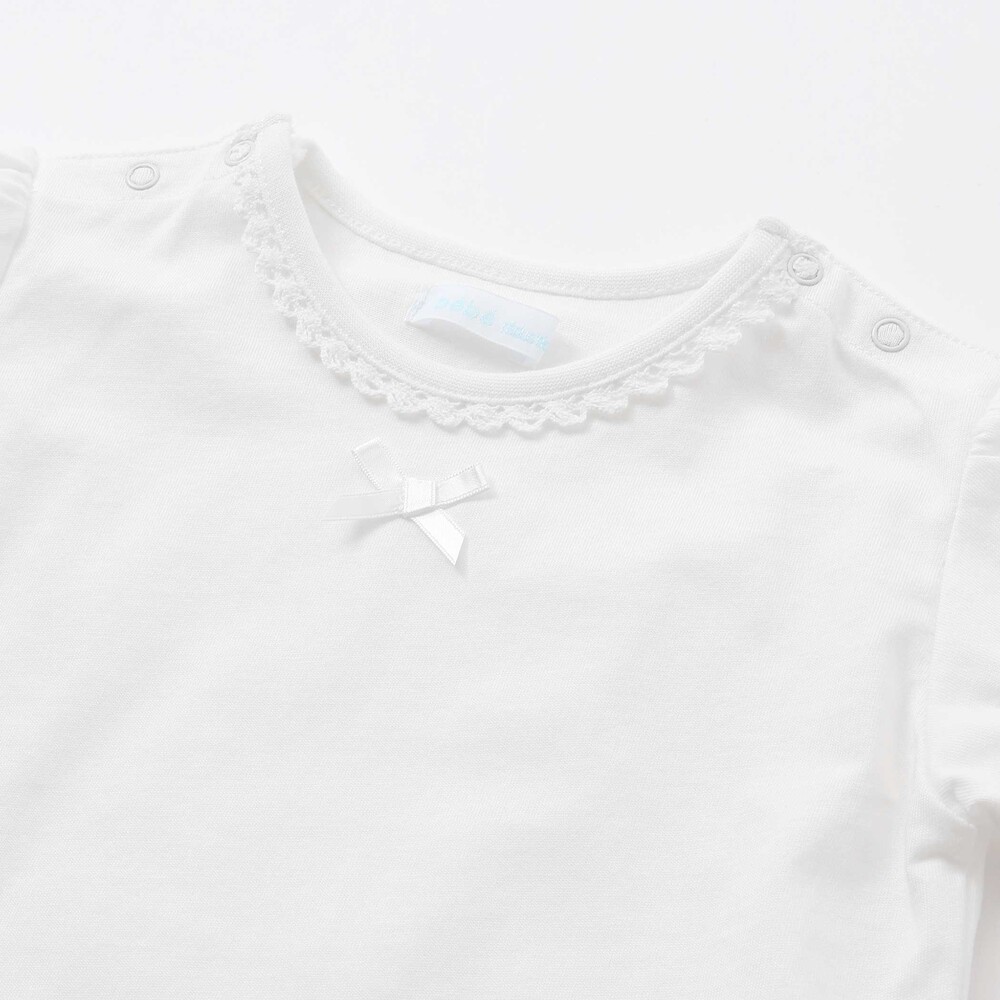 【最大20%OFFクーポン】fillot de bebe reduction 天竺パフスリープ半袖Tシャツ(70~90cm) ベビー服 女の子 ギフト プレゼント 出産祝い 新生児 3ヶ月 6か月 1歳 かわいい ポップ おしゃれ 人気 贈り物 誕生日 出産準備 春物 バースデーフォト 誕生日祝い 3