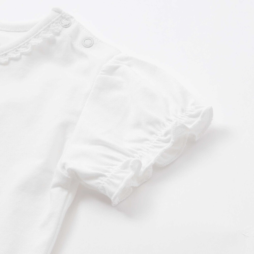 【最大20%OFFクーポン】fillot de bebe reduction 天竺パフスリープ半袖Tシャツ(70~90cm) ベビー服 女の子 ギフト プレゼント 出産祝い 新生児 3ヶ月 6か月 1歳 かわいい ポップ おしゃれ 人気 贈り物 誕生日 出産準備 春物 バースデーフォト 誕生日祝い 2