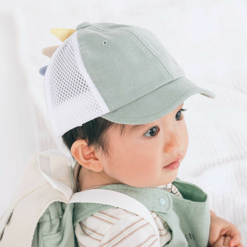 【半額】SLAP SLIP BABY とげとげトサカメッシュキャップベビー(46~48cm) ベビー服 男の子 ギフト プレゼント 出産祝い 新生児 3ヶ月 6か月 1歳 ポップ おしゃれ 人気 贈り物 誕生日 出産準備 春物 春服 内祝い バースデーフォト 誕生日祝い 夏 SALE セール SALE セール 3