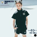 nexchic 【Manchester City(マンチェスターシティ)コレクション】ハーフジップトレーナーxハーフパンツセットアップ(110~150cm) 子...