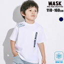 【20%OFF】WASK 【接触冷感】テープポケットウェーブロゴTシャツ(110~160cm) 子供服 子ども服 男の子 キッズ ギフト ブランド プレゼント ...