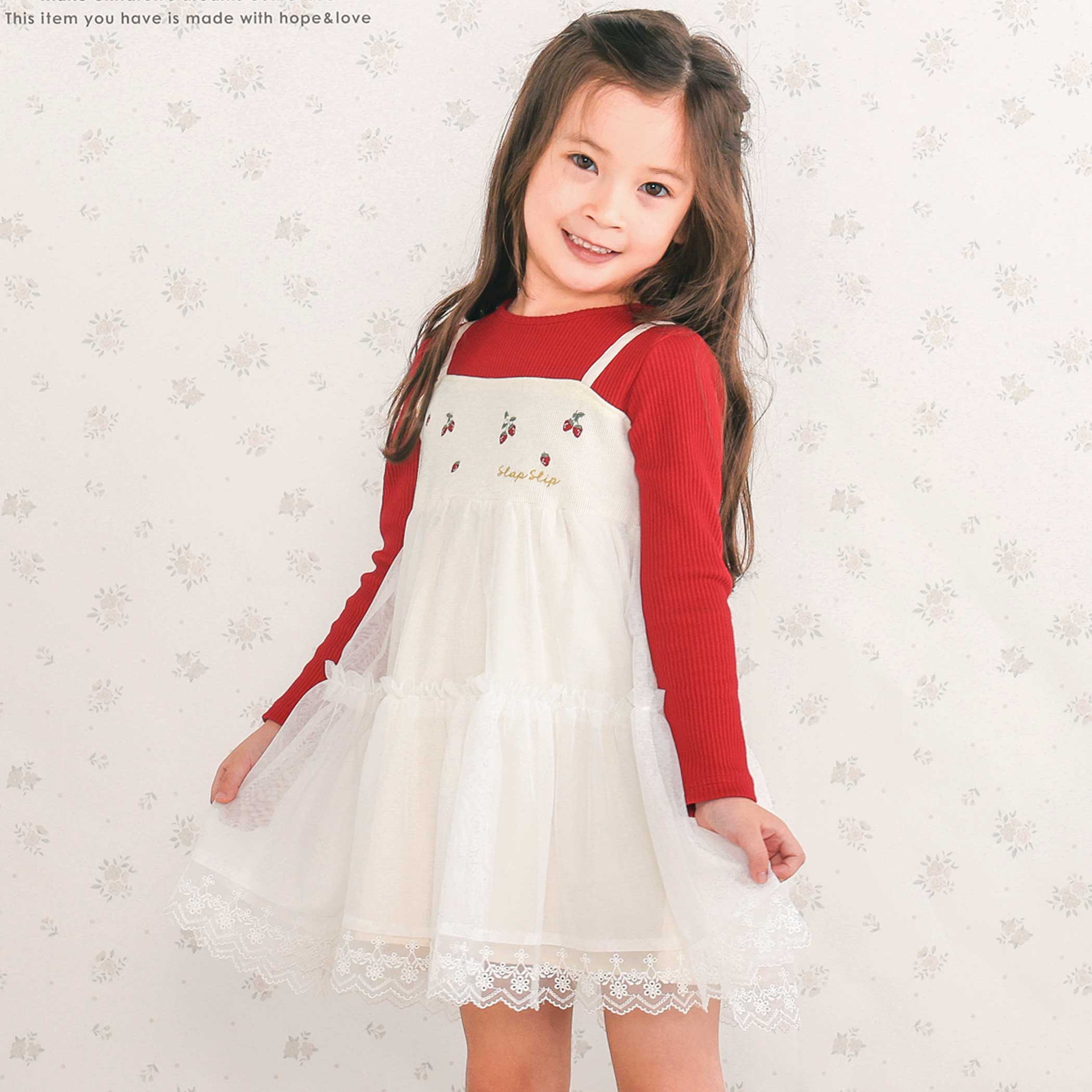 楽天市場】いちご（ワンピース｜キッズファッション）：キッズ・ベビー