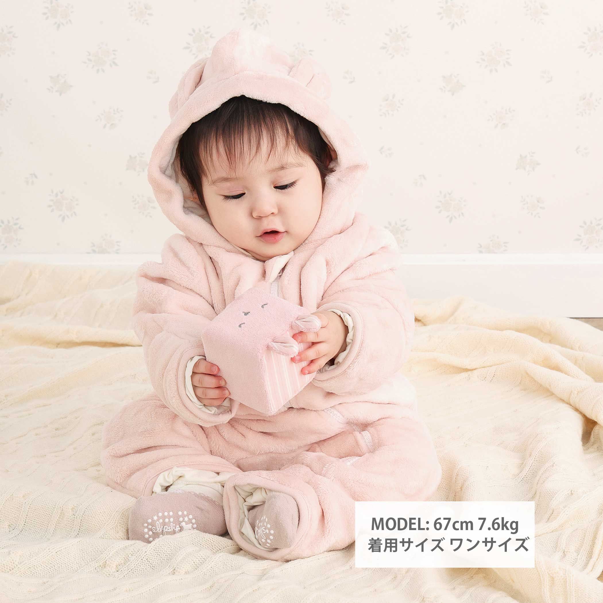 【クーポン対象】SLAP SLIP baby アニマルクマウサギ恐竜ボアバギーオールベビー(70~80cm) ベビー服 男の子 ギフト プレゼント 出産祝い 新生児 3ヶ月 6か月 1歳 25AW 秋 冬 服 出産準備 上品 バースデーフォト 誕生日祝い おしゃれ お出かけ 3