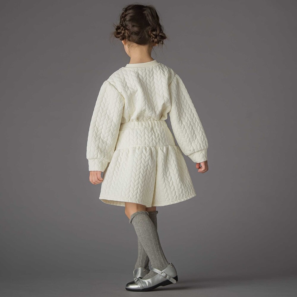 【半額】BeBe Petits Pois Vert 【店舗限定】【お揃い】キルトジャガード 切り替 ...