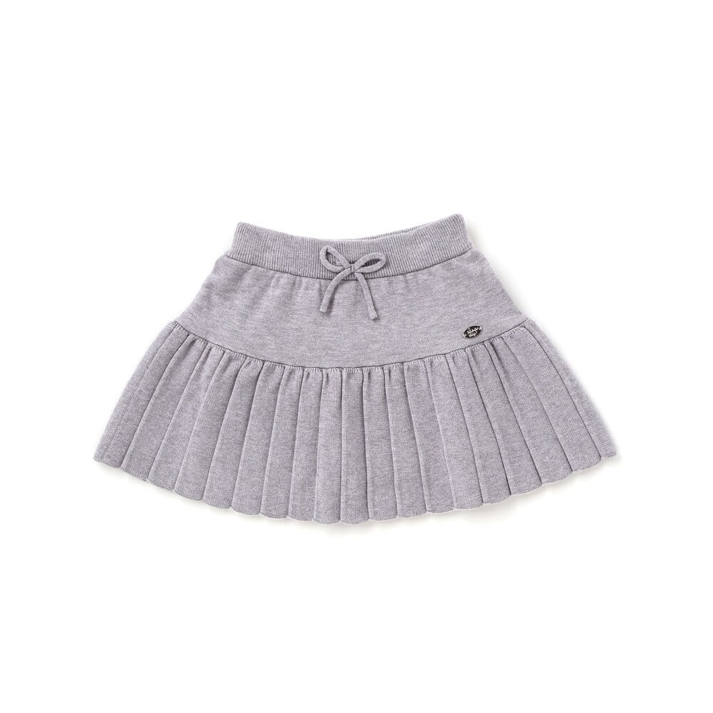 【半額】SLAP SLIP 【ウォッシャブル加工】リボンチャーム付きニットプリーツスカパン(90~130cm) 子供服 女の子 キッズ ギフト ブランド プレゼント機能性 キッズ服 秋服 冬服 秋物 通園 通学 保育園 小学生 お出かけ 80cm 90cm 100cm 110cm 120cm 130cm 25AW