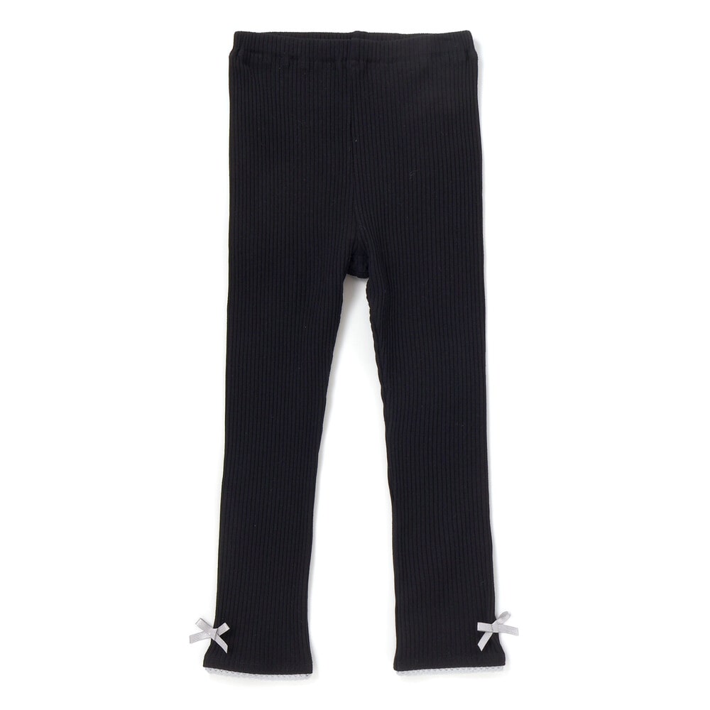 【楽天スーパーSALE 半額以下】SLAP SLIP 裾レースリボンレギンス(80~130cm) 子供服 女の子 キッズ ギフト ブランド プレゼントレギンス スパッツ 通園 通学 キッズ服 幼稚園 小学生 お出かけ 80cm 90cm 100cm 110cm 120cm 130cm